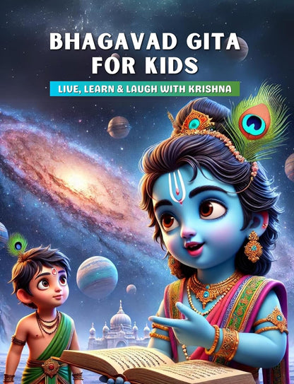 Bhagavad Gita for Kids + FREE COLORING BOOK AND WALL ART