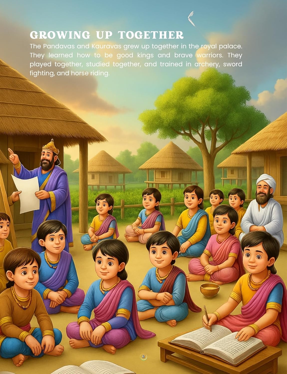 Bhagavad Gita for Kids + FREE COLORING BOOK AND WALL ART