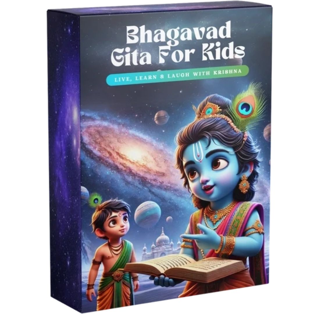 Bhagavad Gita for Kids with FREE COLORING BOOK & FREE WALL ART